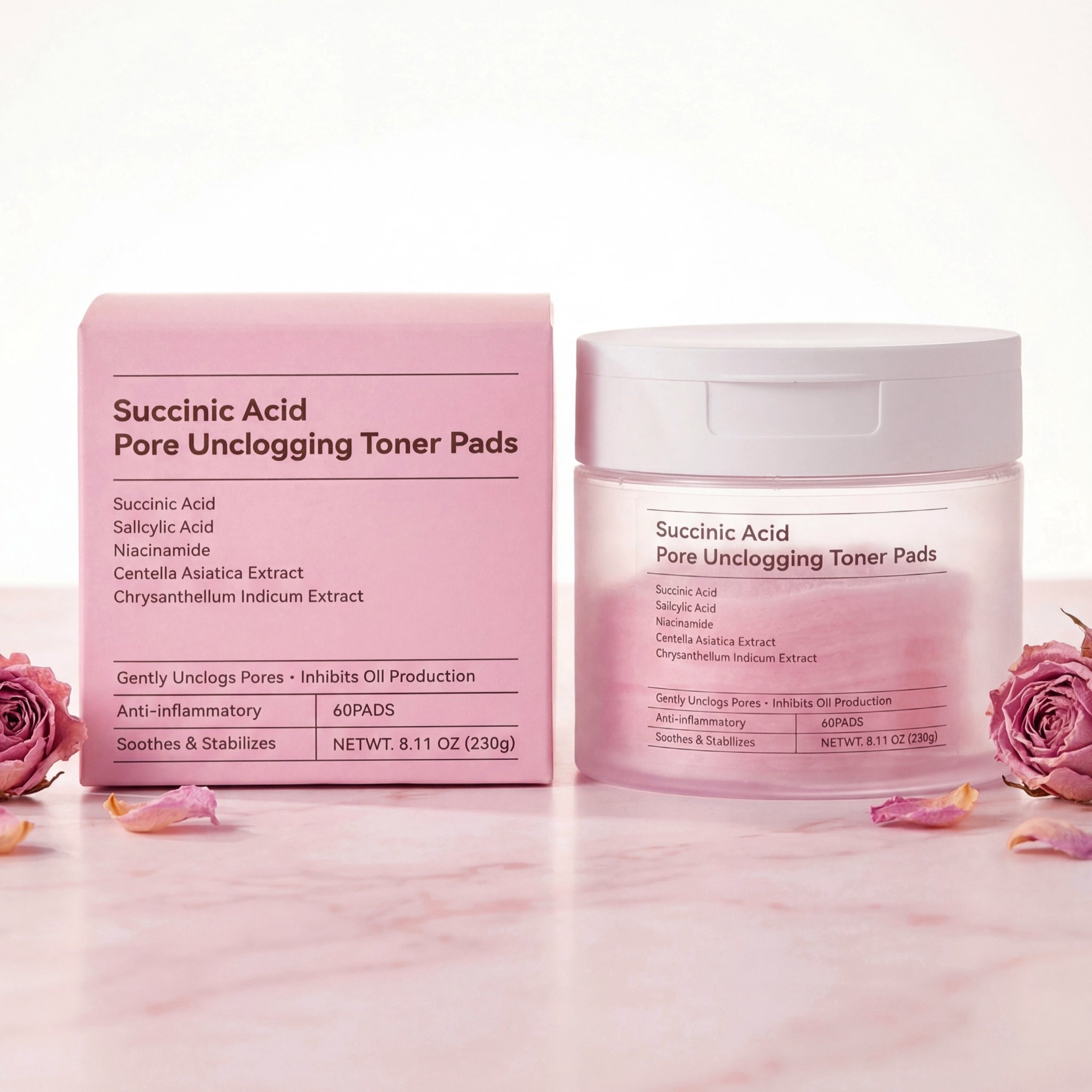 Succinic Acid Cleansing Pads - 3